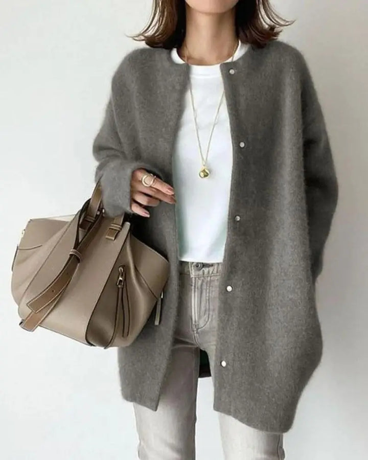 Camille - Elegant Long Oversized Cardigan