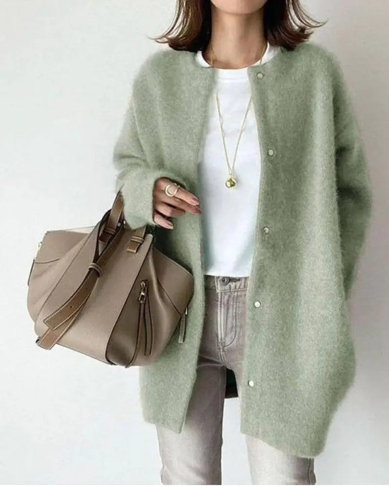 Camille - Elegant Long Oversized Cardigan