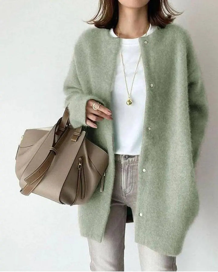 Camille - Elegant Long Oversized Cardigan