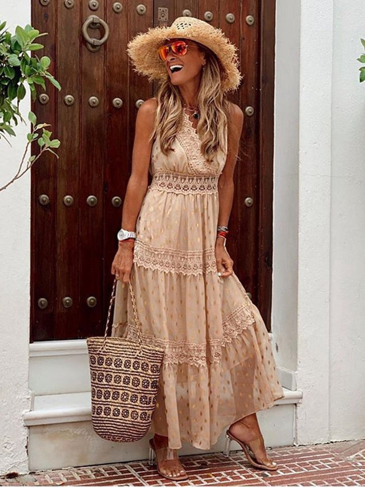 Isabeau - Boho Chic Maxi Dress