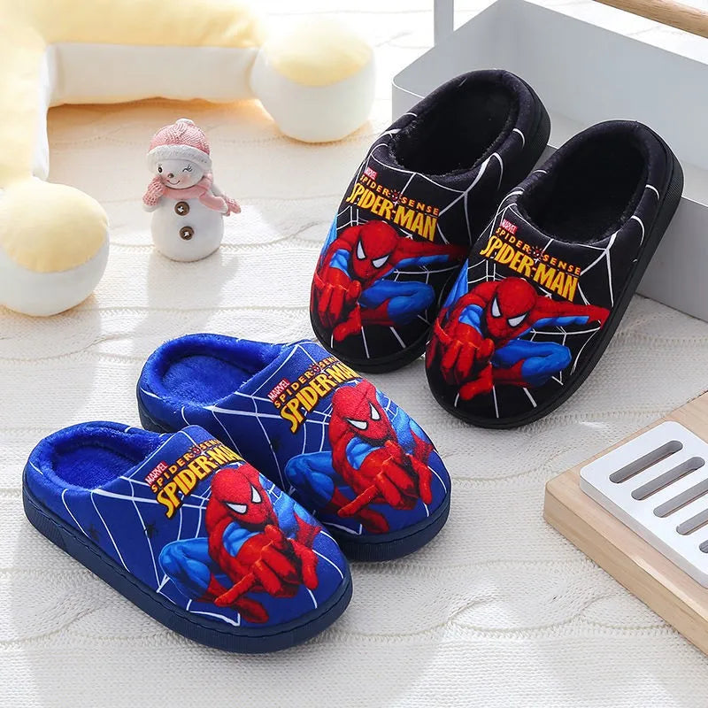 Kids Spider-Man Cozy Indoor Slippers for Boys & Girls