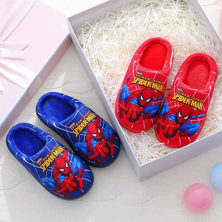 Kids Spider-Man Cozy Indoor Slippers for Boys & Girls