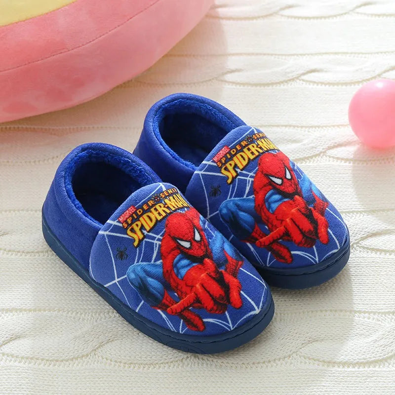 Kids Spider-Man Cozy Indoor Slippers for Boys & Girls