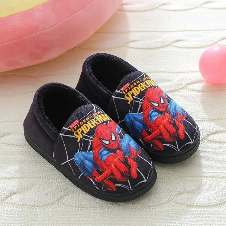 Kids Spider-Man Cozy Indoor Slippers for Boys & Girls