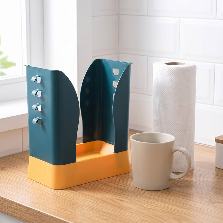Kitchen Trash Holder With Convenient Garbage Can Stand For Easy Waste Disposal