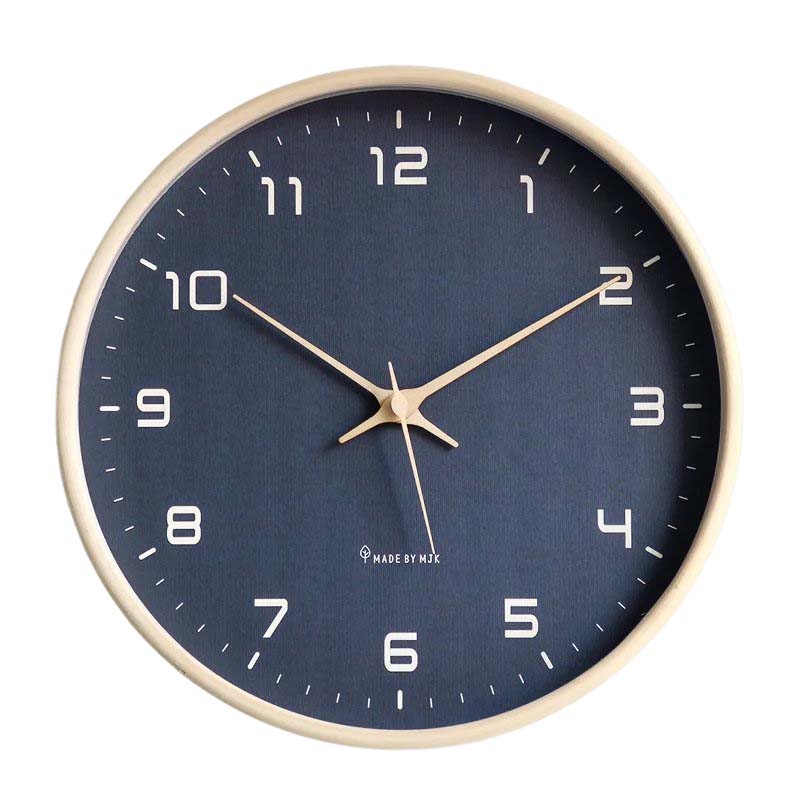 Wooden Wall Clock Scandinavian Design – Stylish Timepiece