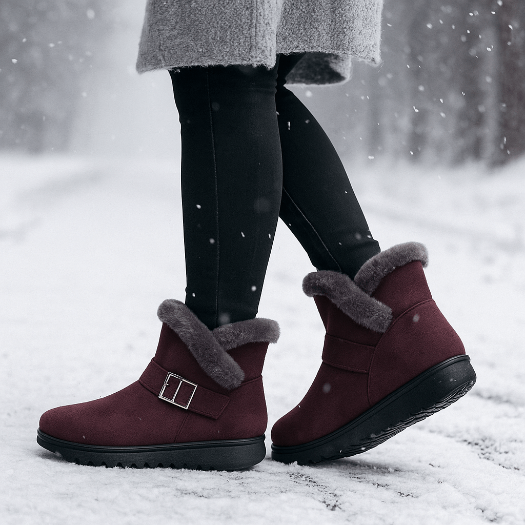 Women's Ankle Boots with Buckle Ervianne, view 6 - Elena Harper