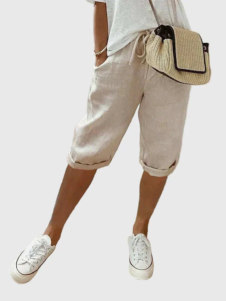Women's Soft Tailored Comfort Shorts - Effortless Everyday Style