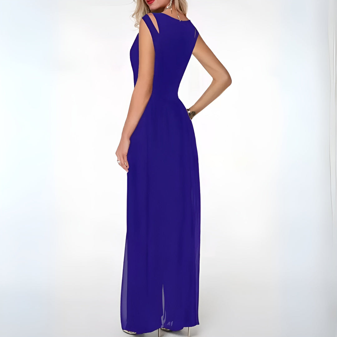 Women's Elegant Mikky Sleeveless Wide-Leg Jumpsuit