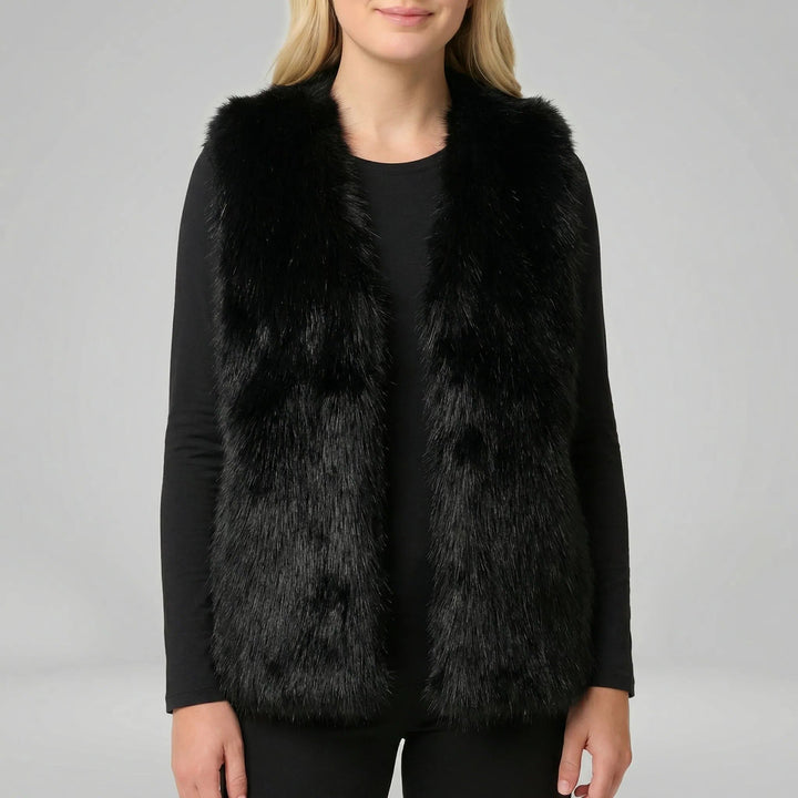 Faux Fur Bodywarmer with Lining for Women