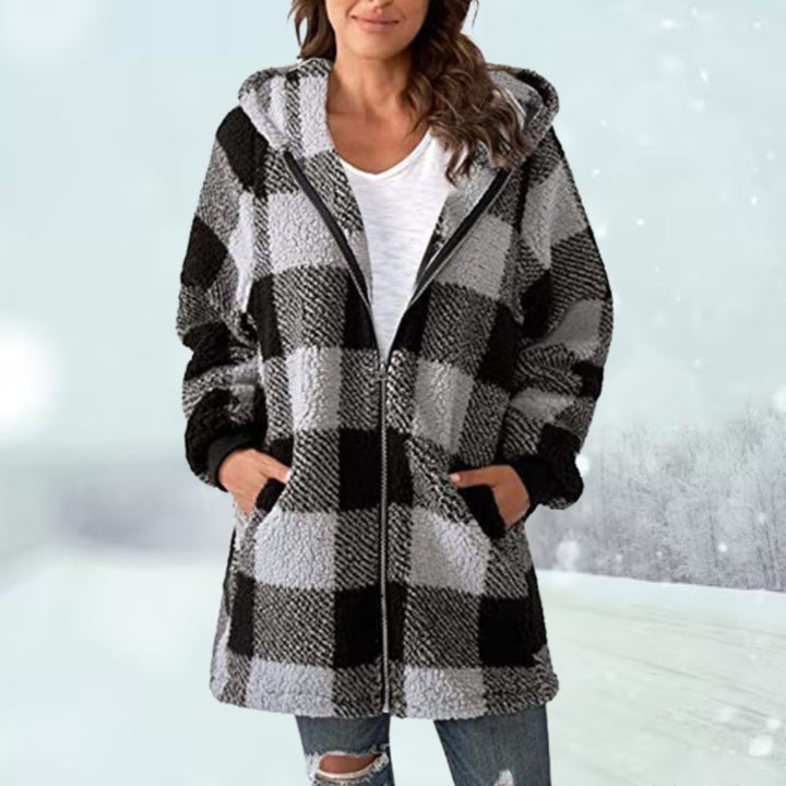 Plaid Long Cardigan for Women