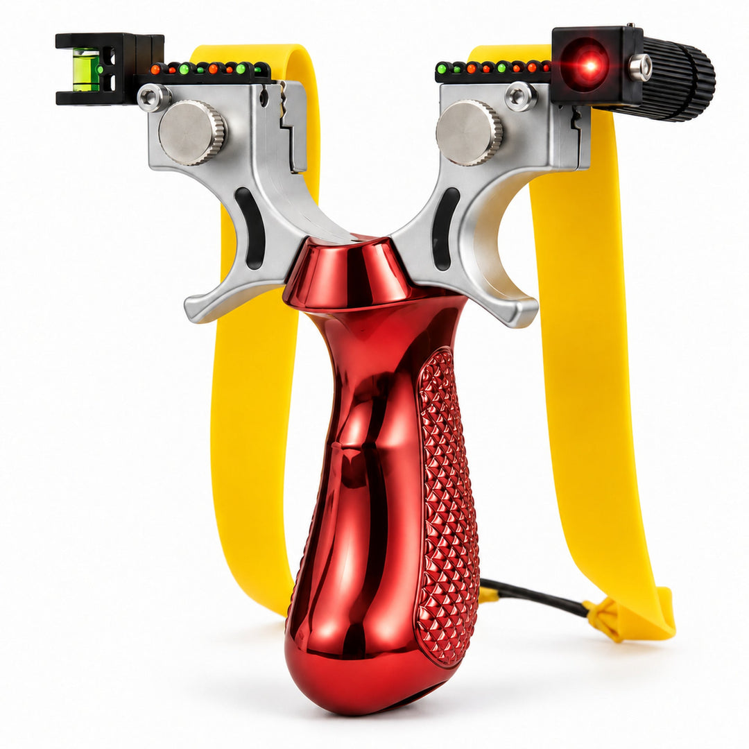 Laser Slingshot For High Accuracy Target Practice