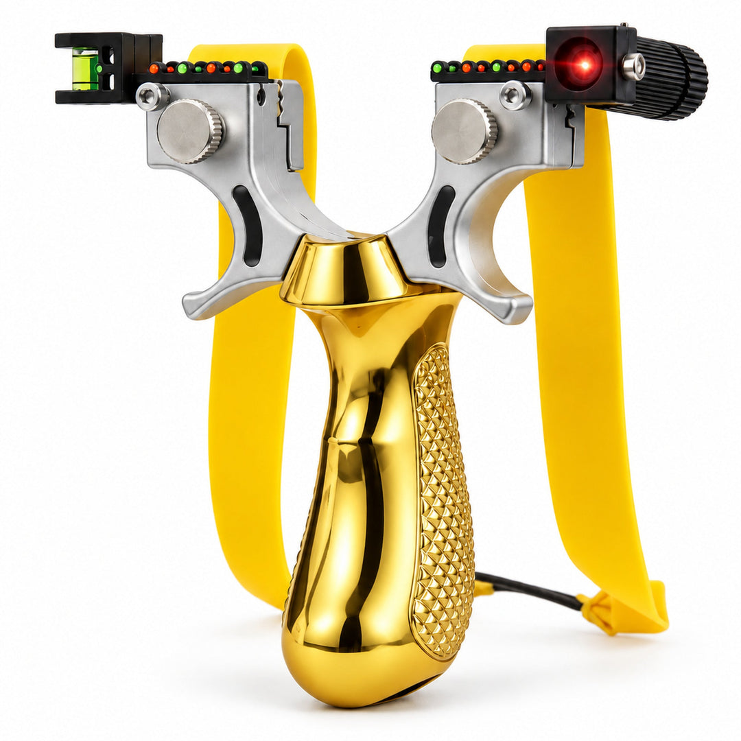 Laser Slingshot For High Accuracy Target Practice