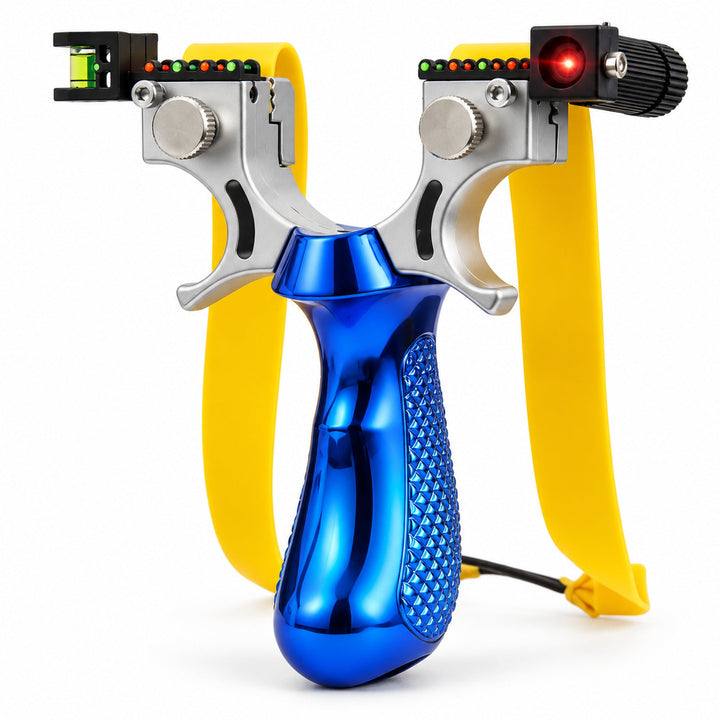 Laser Slingshot For High Accuracy Target Practice