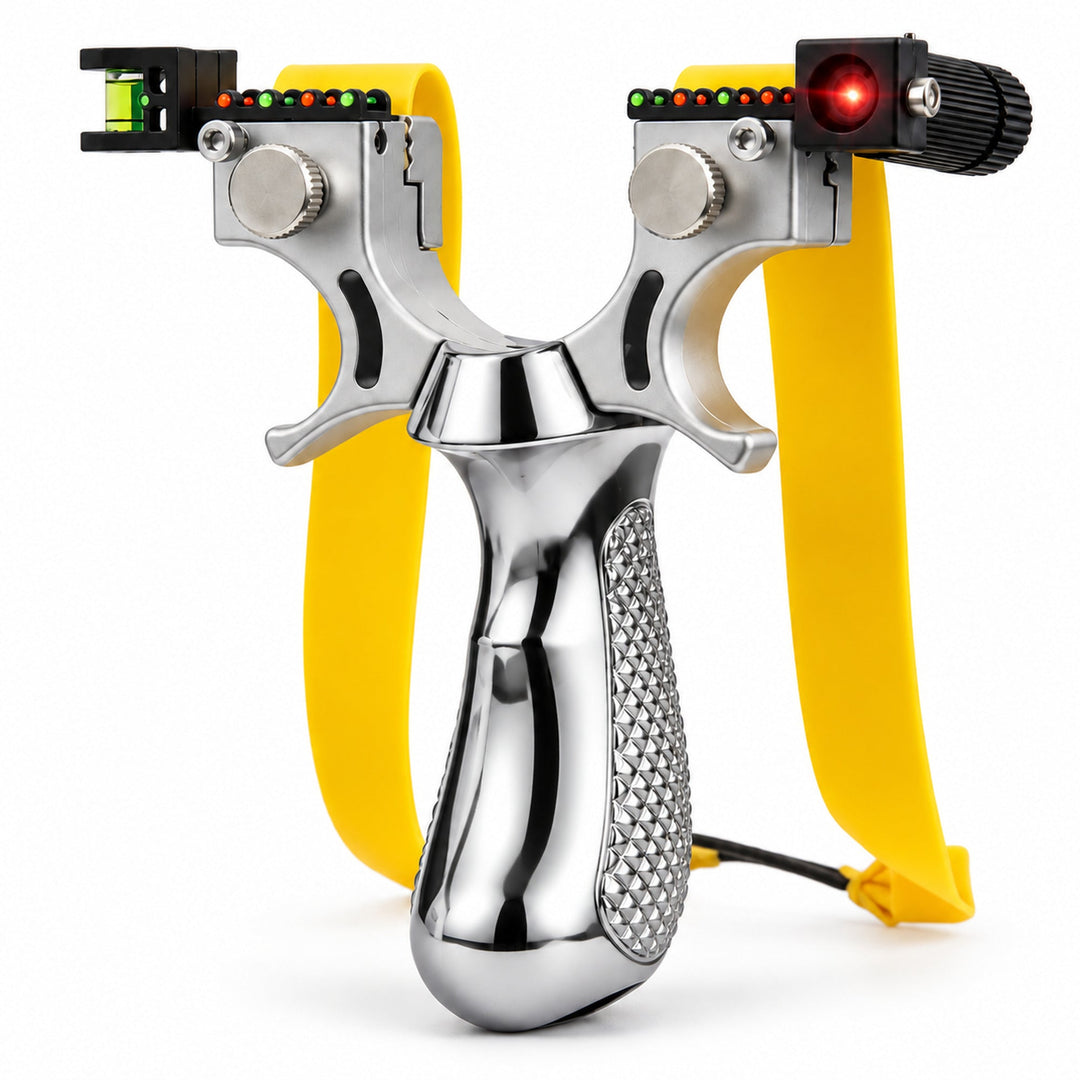 Laser Slingshot For High Accuracy Target Practice