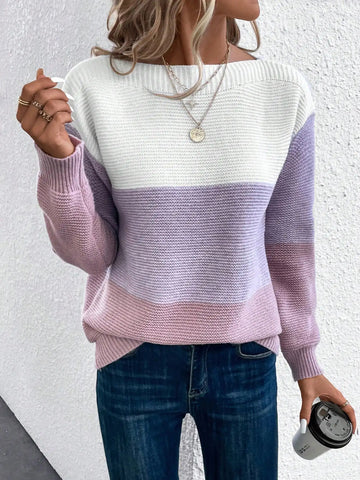 Elina™ – Patchwork Sweater for Women | 50% Off