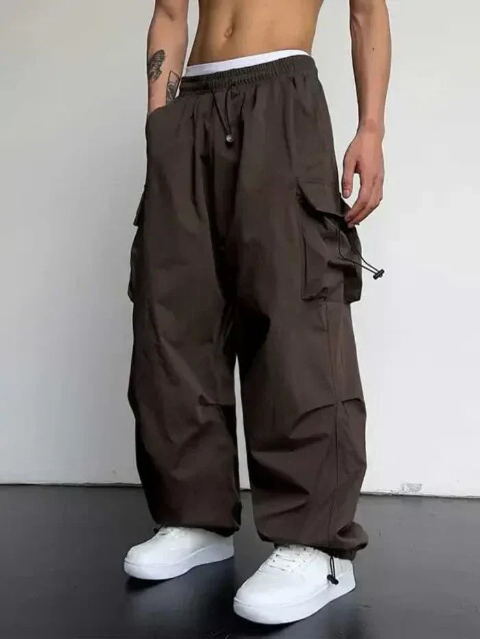 Lawrence | Men's Wide Leg Cargo Pants
