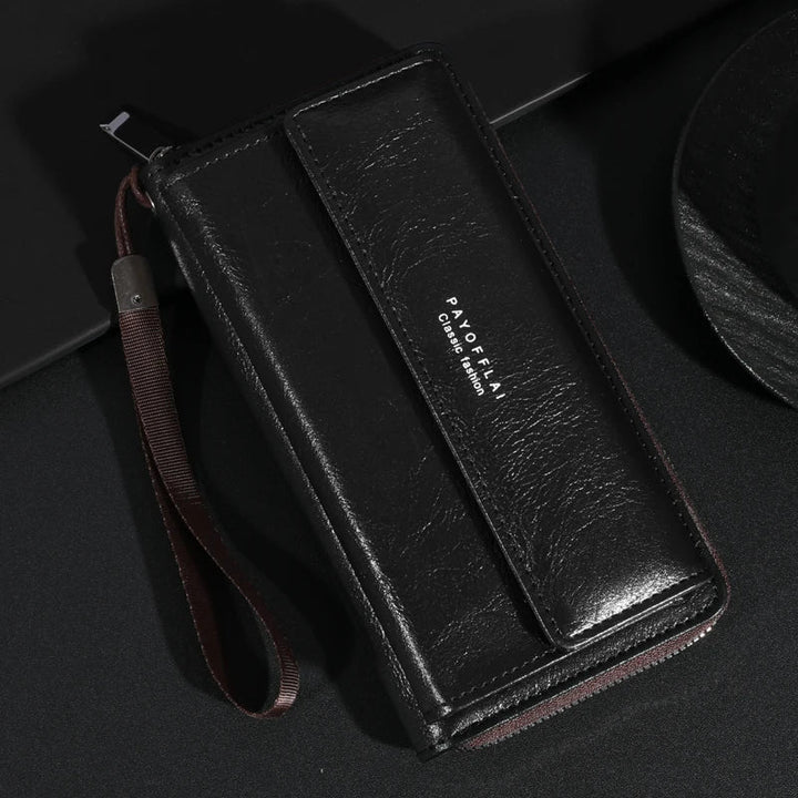 Briony | Multi-Functional PU Leather Zipper Clutch