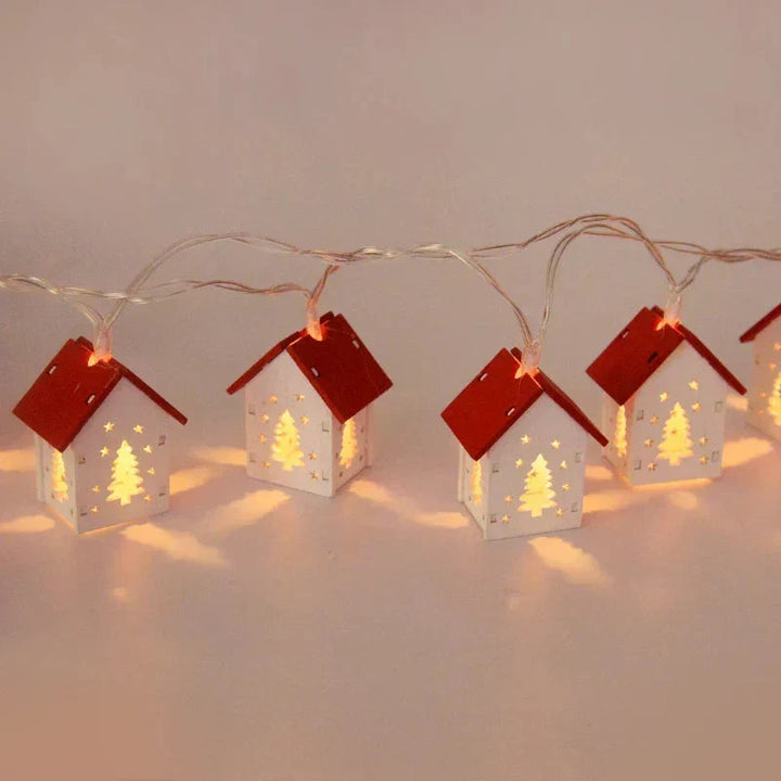LED Wooden Christmas Houses