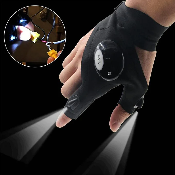 GlowGuard™ | LED Gloves with Waterproof Lighting
