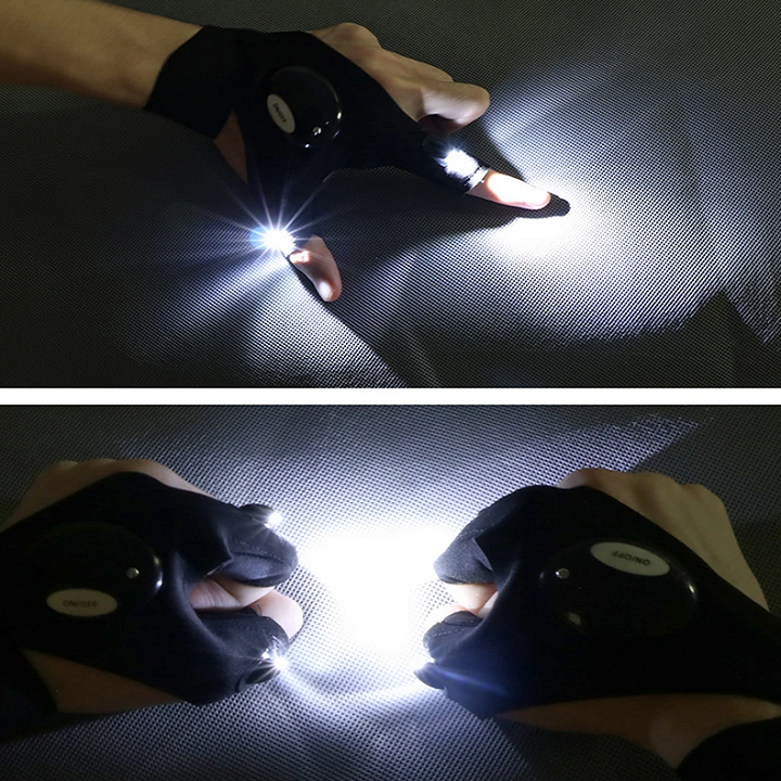 GlowGuard™ | LED Gloves with Waterproof Lighting