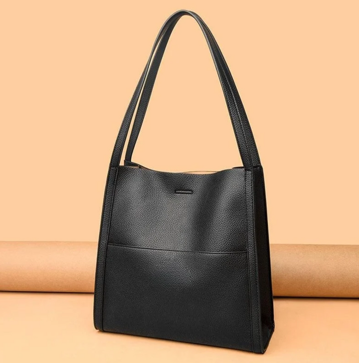 Leather Shoulder Bag for Women Tote Organizer Casual