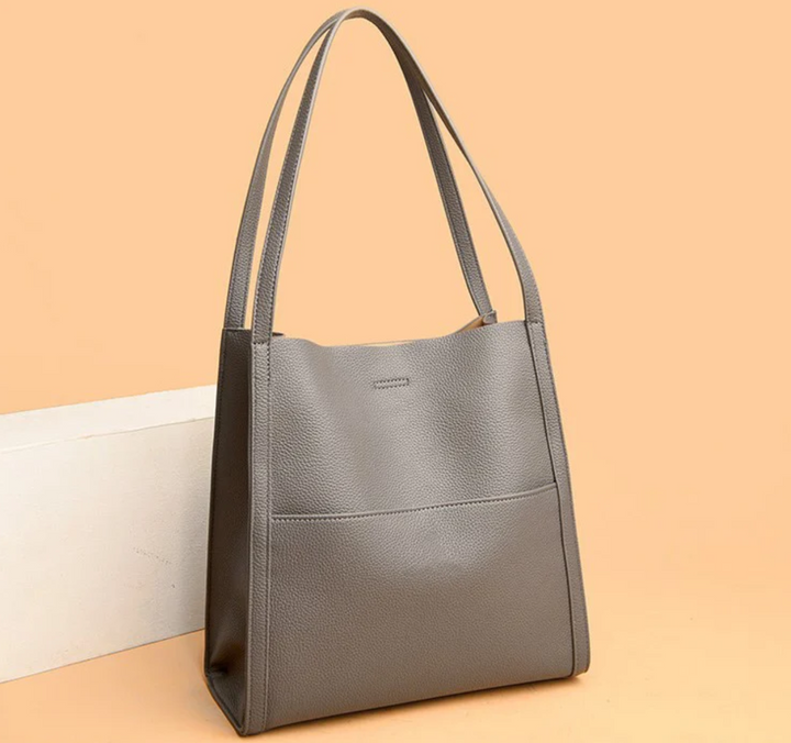 Leather Shoulder Bag for Women Tote Organizer Casual