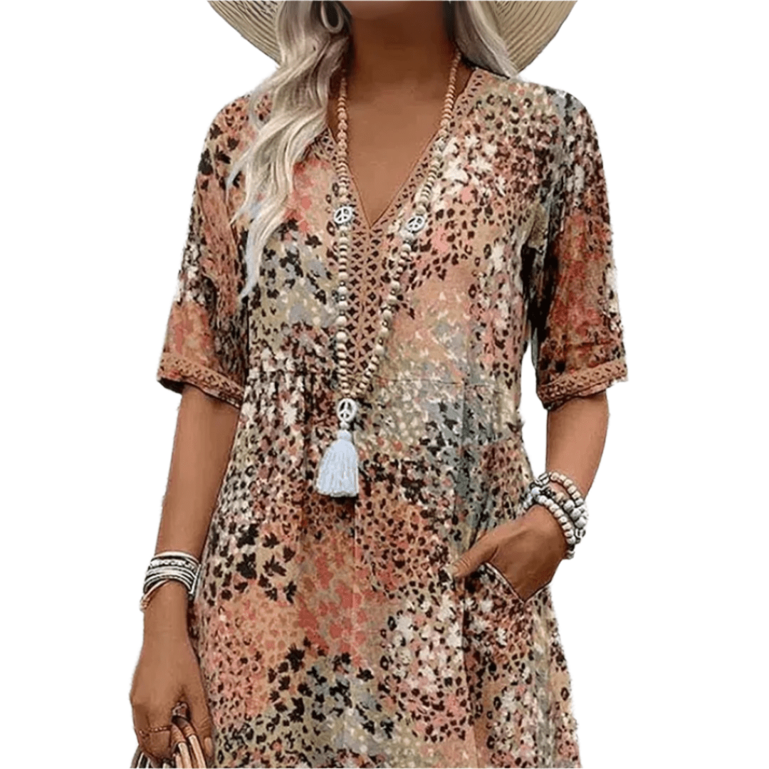 Maeva™  |  Casual V-neck Dress