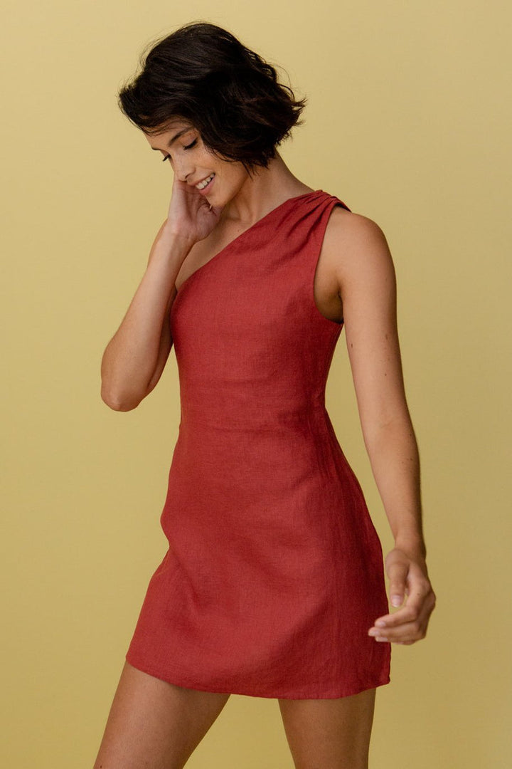 Selina - One-Shoulder Maxi Dress