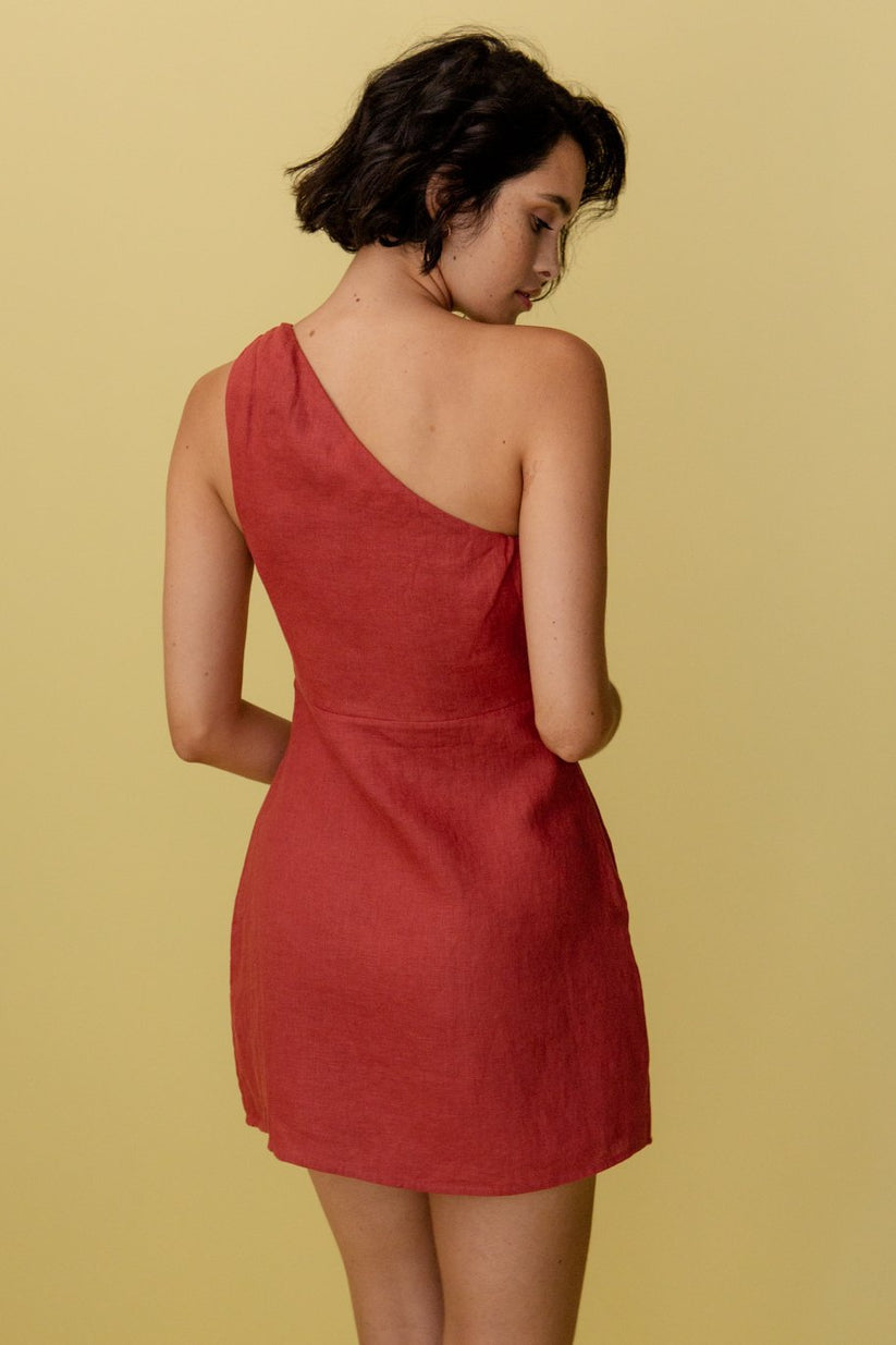 Selina - One-Shoulder Maxi Dress