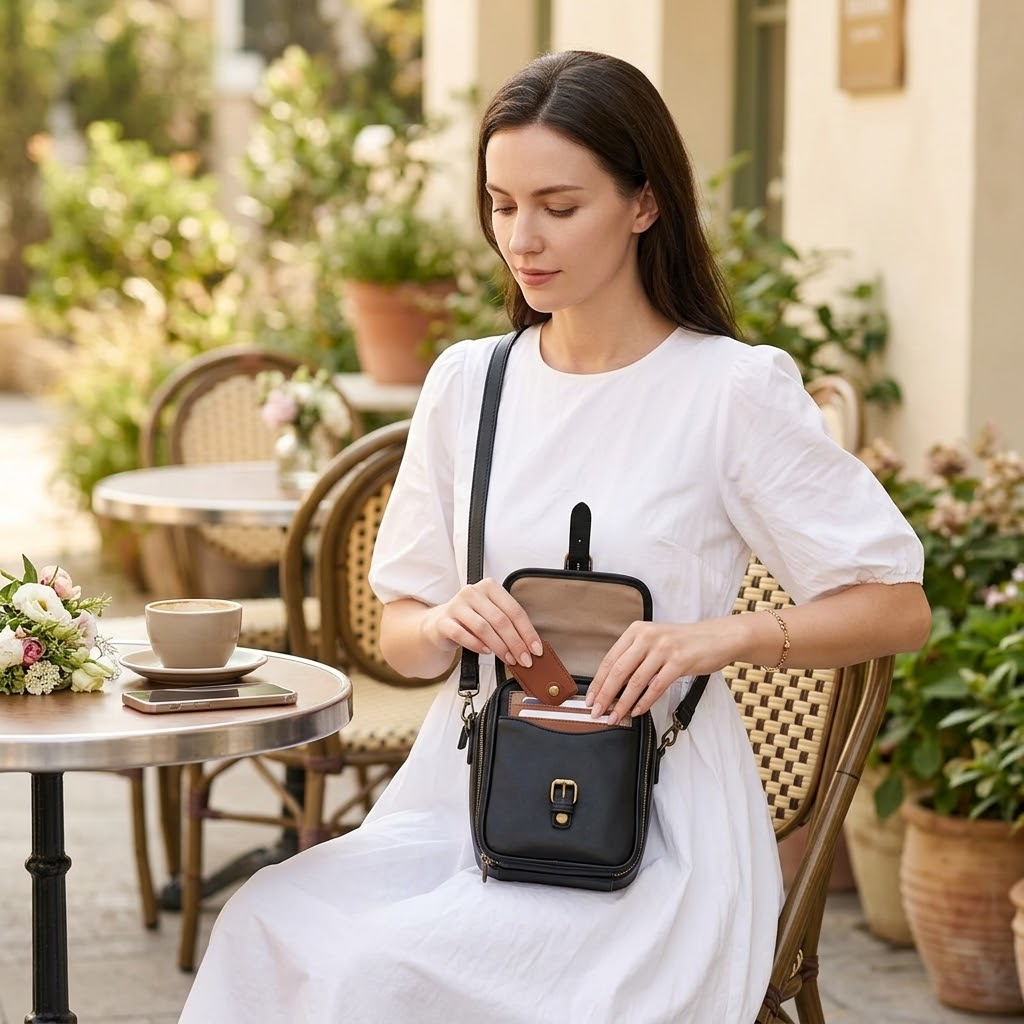 Carryn Organized Crossbody Bag with Card Slots - Elena Harper