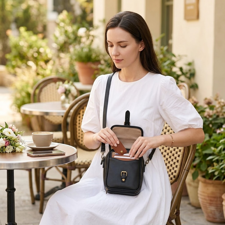 Carryn Organized Crossbody Bag with Card Slots - Elena Harper