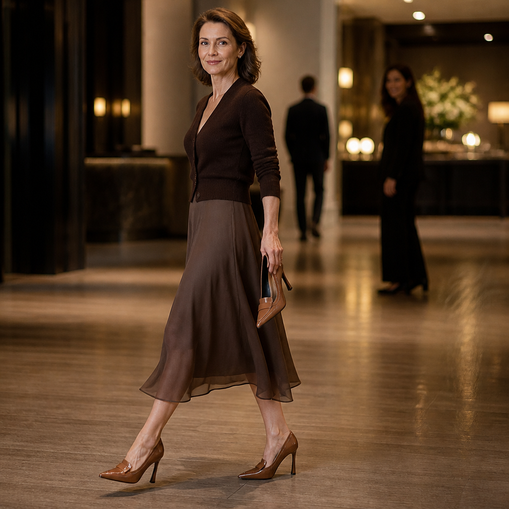 Duvall Poise Pointed-Toe Cushioned Stiletto Pumps - Elena Harper