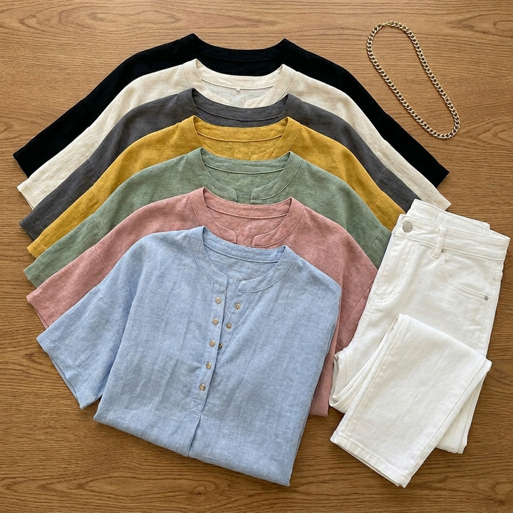 Mies™ | Airy Linen Summer Blouse