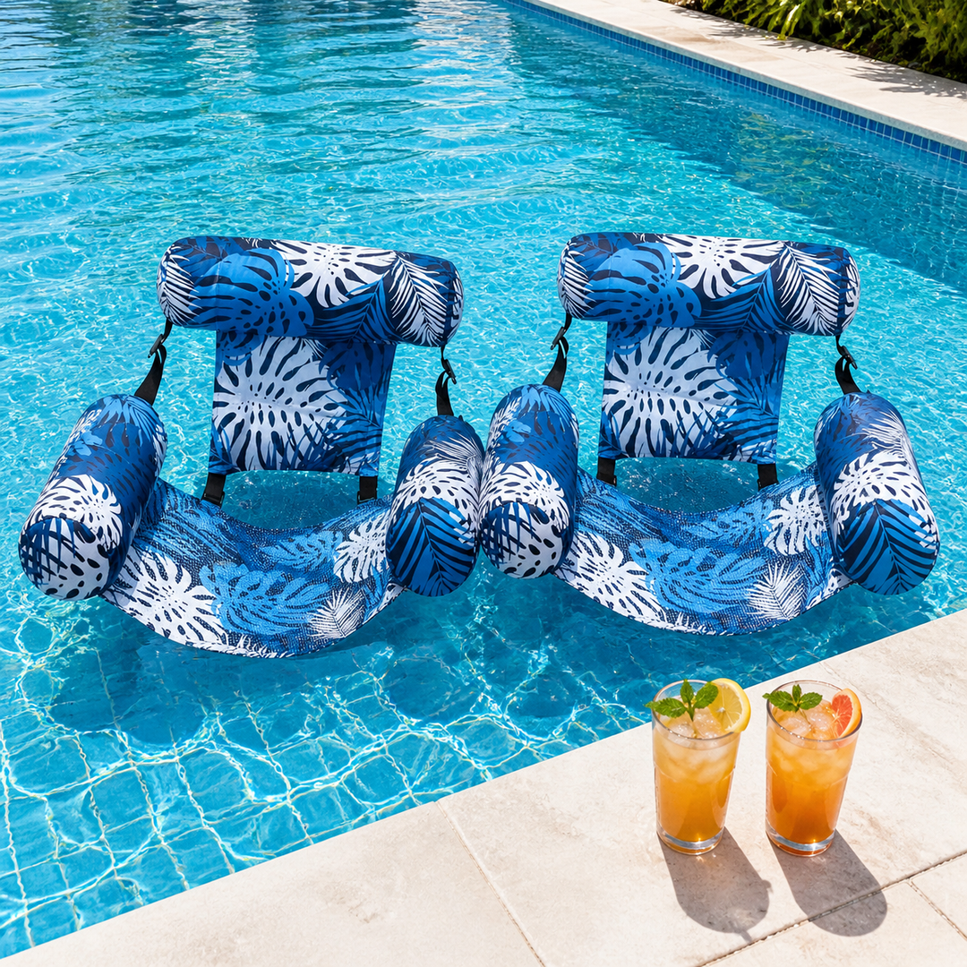 Driftly Tropical Pool Lounger Float - Elena Harper