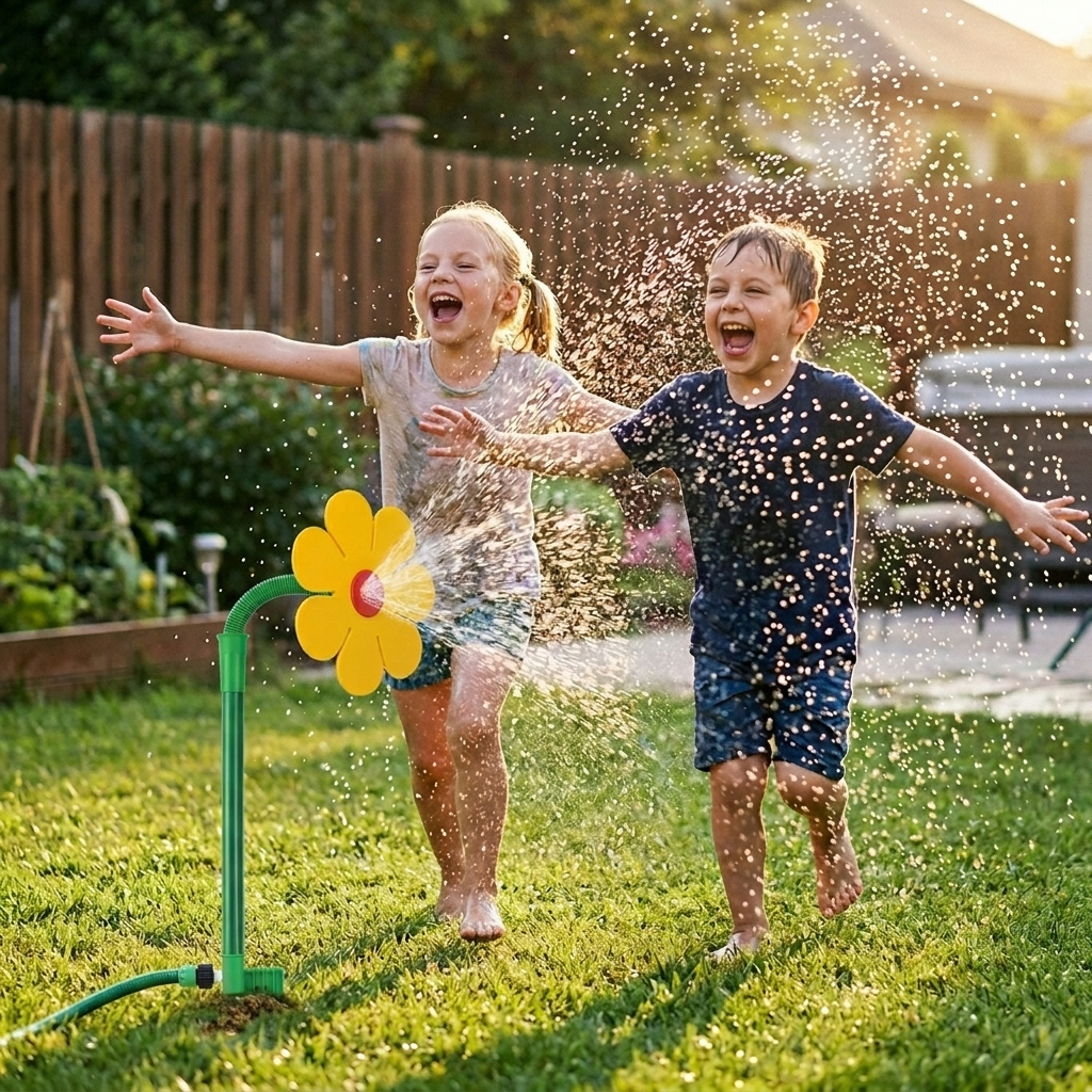 Bloomzy Dancing Flower Lawn Sprinkler - Elena Harper