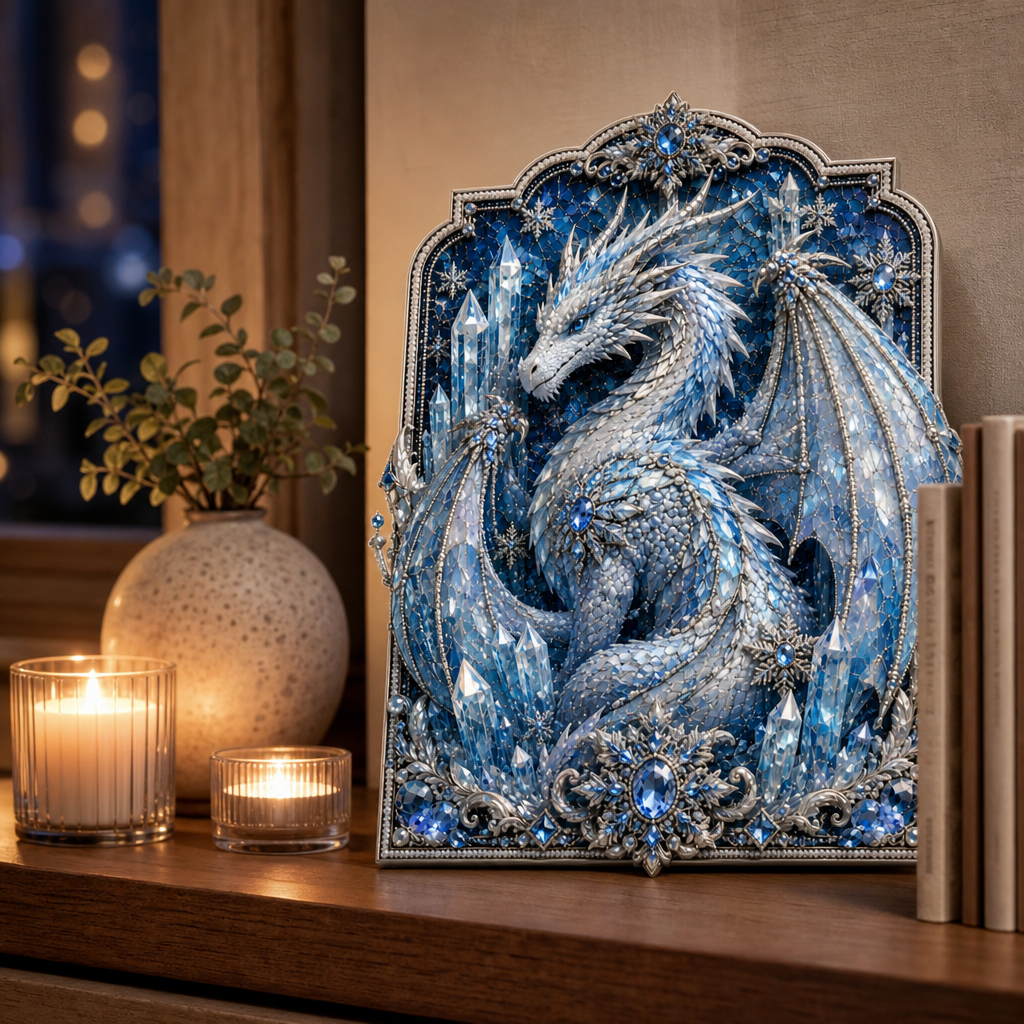 Dragonelle 3D Crystal Dragon Diamond Art Kit - Elena Harper