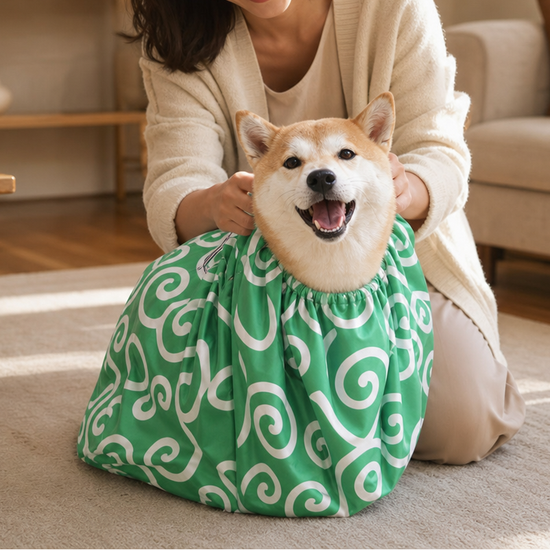 DryNest Inflatable Pet Drying Bag - Elena Harper