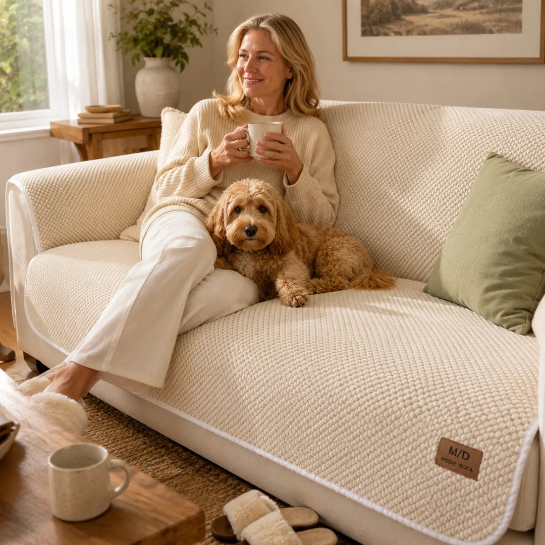 Anti-Slip Pet Sofa Cover – Plush Sofa Protector