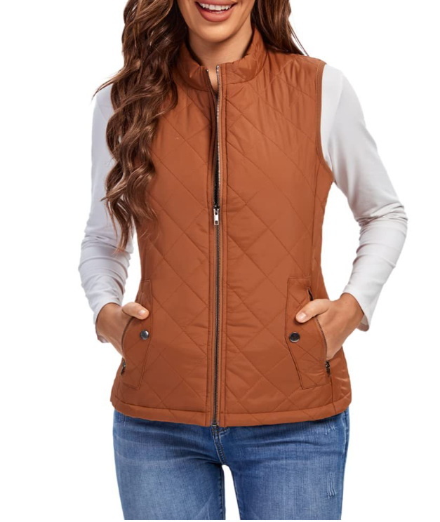 Women's Lightly Padded Stylish Vest – Transitional Weather Layer