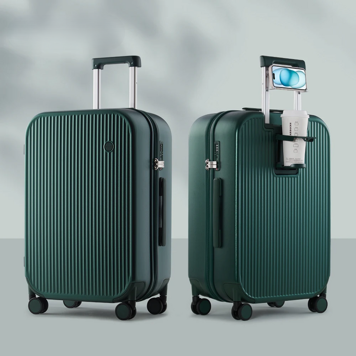 Lightweight Hard-shell Travel Suitcase with Spinner Wheels, view 9 - Elena Harper