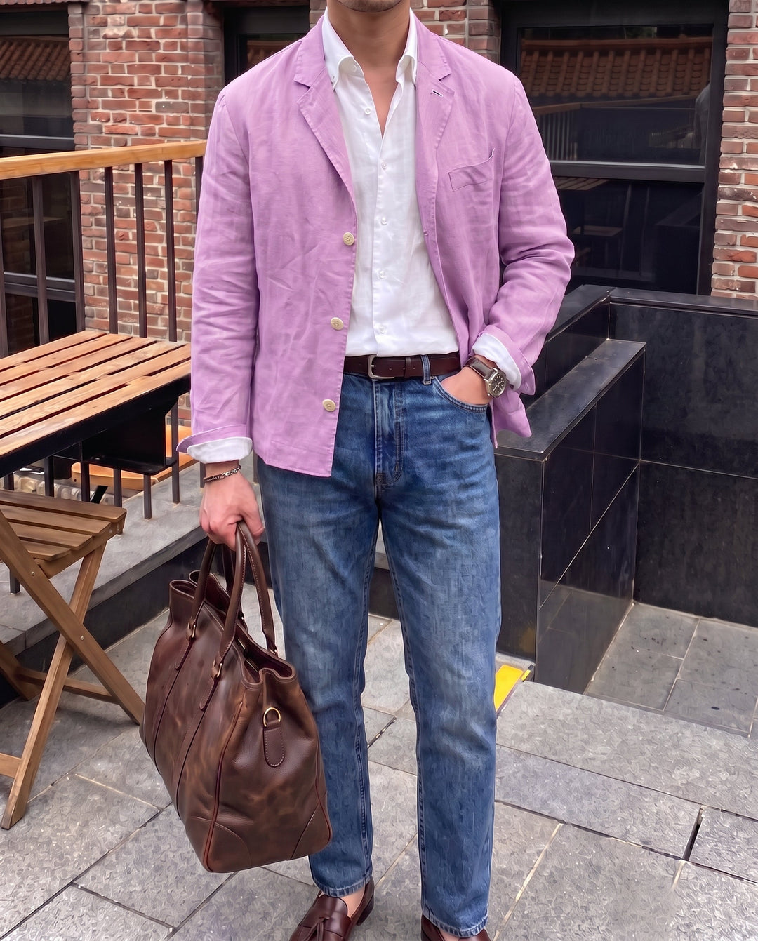 Linen Blazer for Men with Lightweight and Comfort
