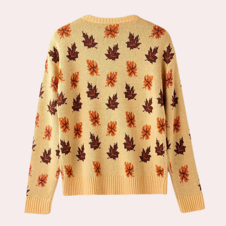 Lisa | Women's Patterned Crewneck Sweater
