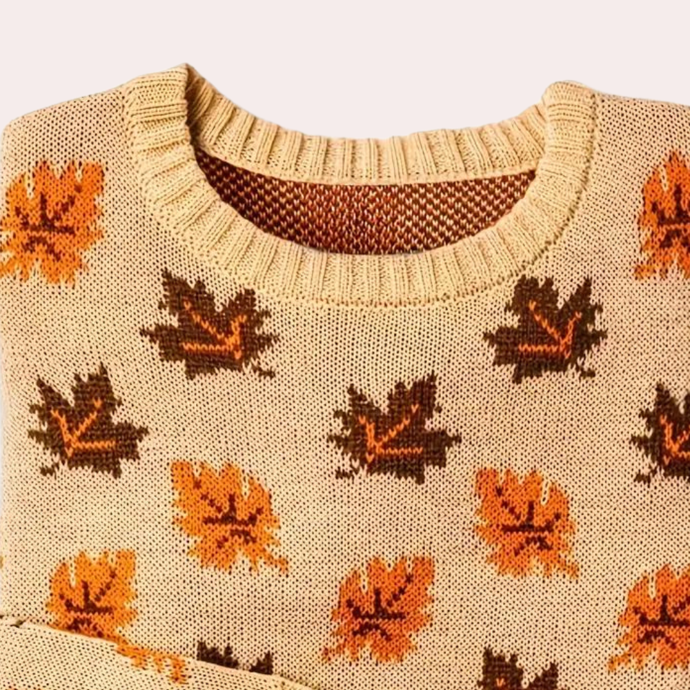 Lisa | Women's Patterned Crewneck Sweater