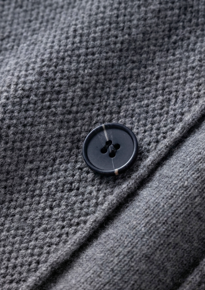 100% CASHMERE BUTTON OVERSHIRT