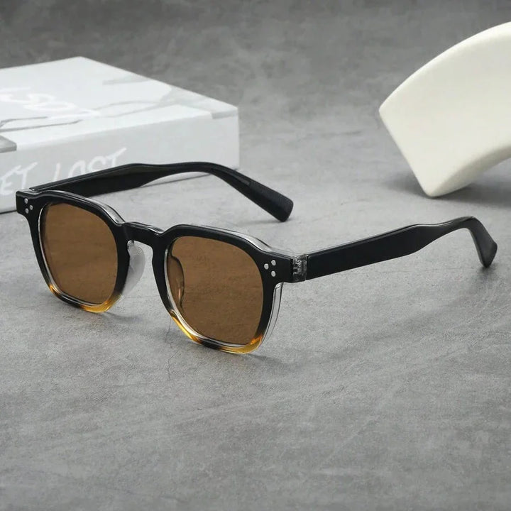 Round Tortoiseshell Men's Sunglasses