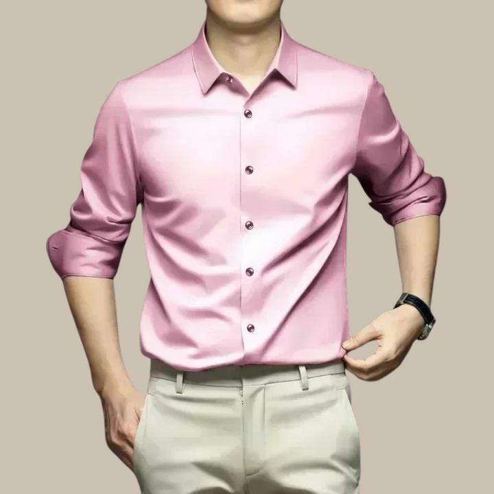 Men's Luxurious Casual Button-Up Shirt