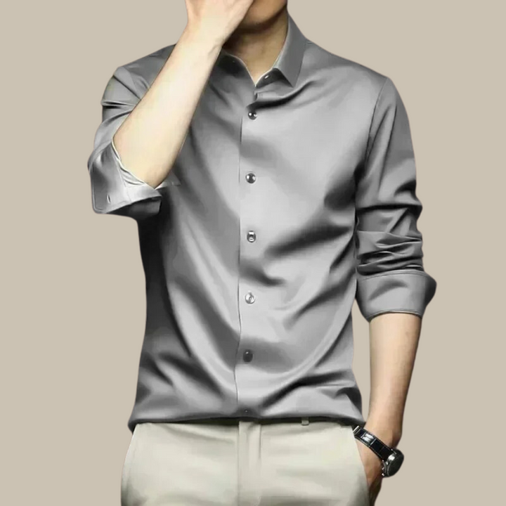 Men's Luxurious Casual Button-Up Shirt