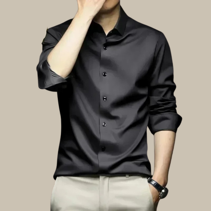 Men's Luxurious Casual Button-Up Shirt