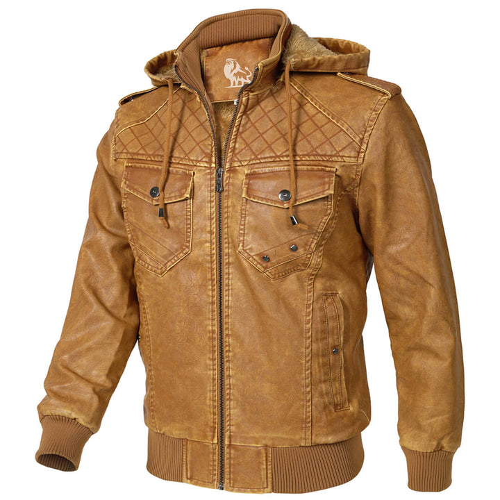 Agustine™ | Luxe Leather Jacket